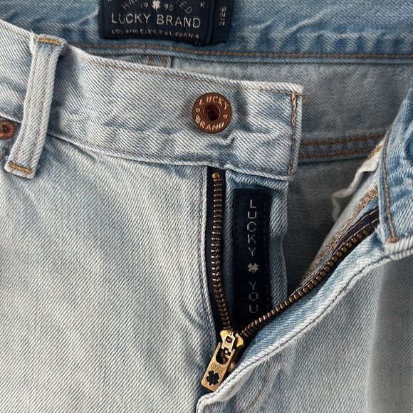 Lucky Brand Sienna Cigarette Light Wash Ripped Distressed Denim Jeans | Size 2 - Picture 7 of 8